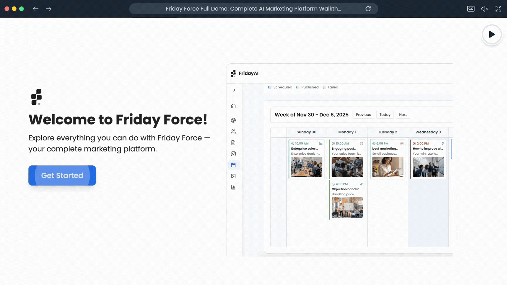 Friday Force Demo Preview