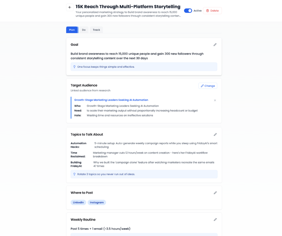Marketing Strategy & Roadmap